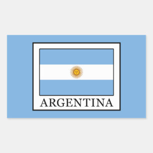 Argentinien Rechteckiger Aufkleber