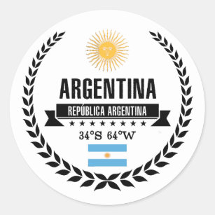 Argentinien Runder Aufkleber
