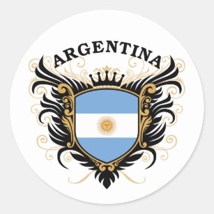 Argentinien Runder Aufkleber