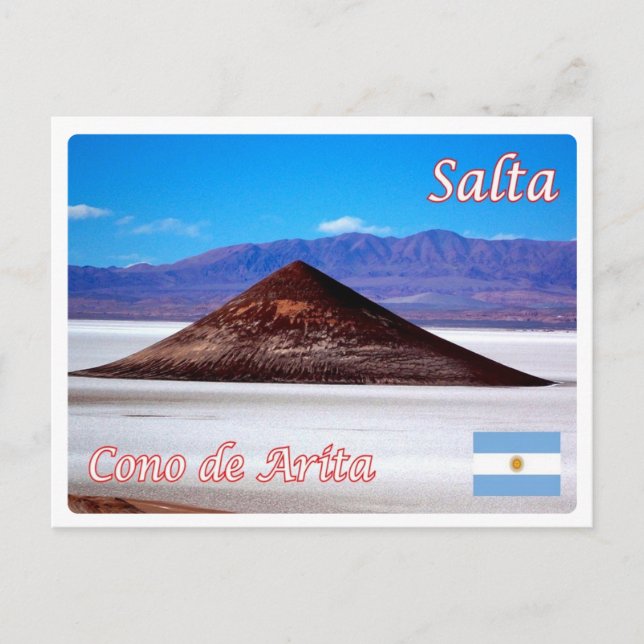 Argentinien - Salta - Cono de Arita - Postkarte (Vorderseite)