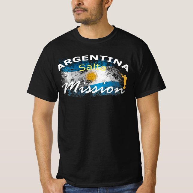 Argentinien Salta Mormon LDS Mission T-Shirt (Vorderseite)