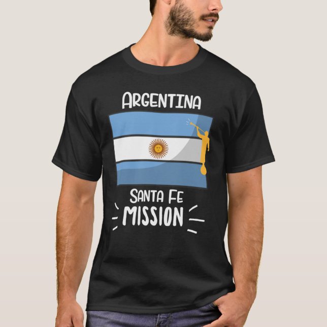 Argentinien Santa Fe Mormon LDS Mission Missionar T-Shirt (Vorderseite)
