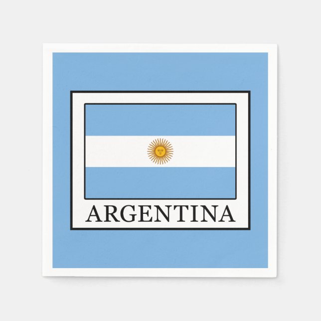 Argentinien Serviette (Vorderseite)