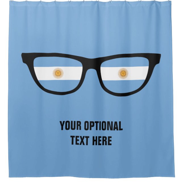 Argentinien Shades Zollduschvorhang Duschvorhang (Vorderseite)