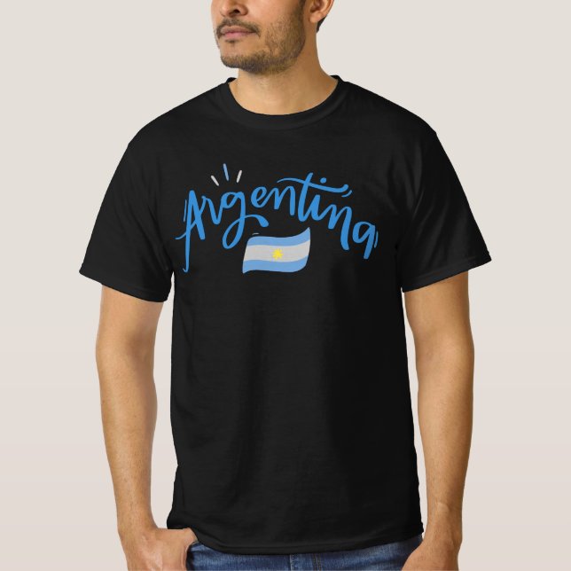 Argentinien Shirt, Argentinien Hemd, Argentinien G T-Shirt (Vorderseite)