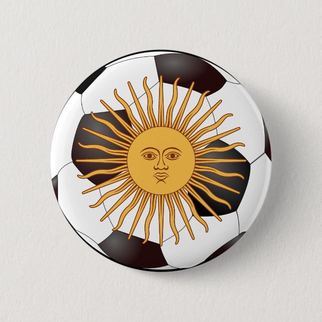 Argentinien "Sol de Mayo" Button (Vorderseite)