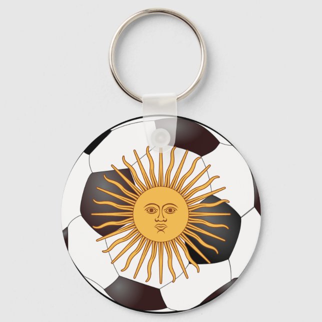 Argentinien ‚Sol de Mayo‘ Schlüsselanhänger (Vorderseite)