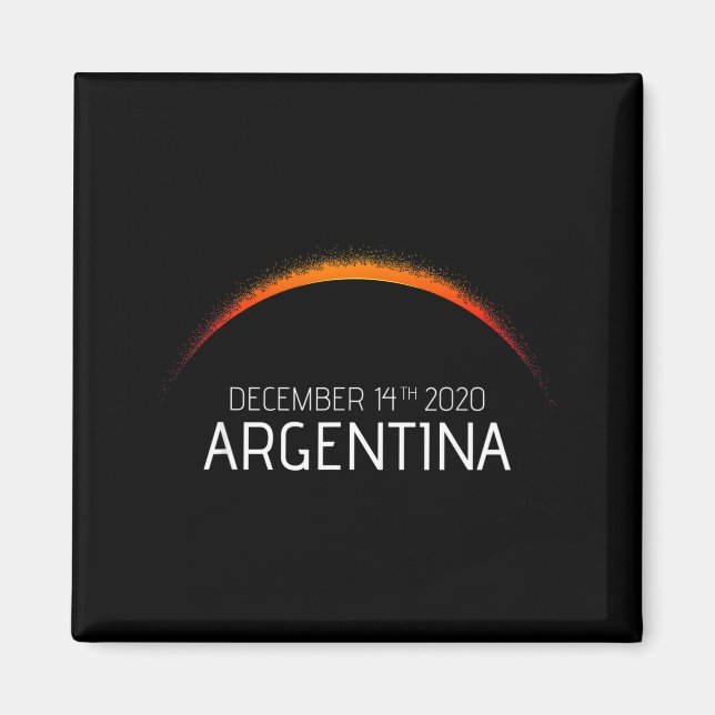 Argentinien Sonnenfinsternis 2020 Argentinien Sonn Magnet (Vorne)