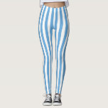 Argentinien Stripes Flaggen-Leggings Leggings<br><div class="desc">Argentinien färbt Leggings</div>