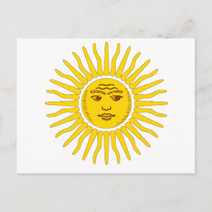 Argentinien Sun Postkarte