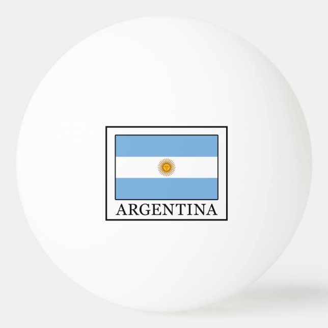 Argentinien Tischtennisball (Vorderseite)