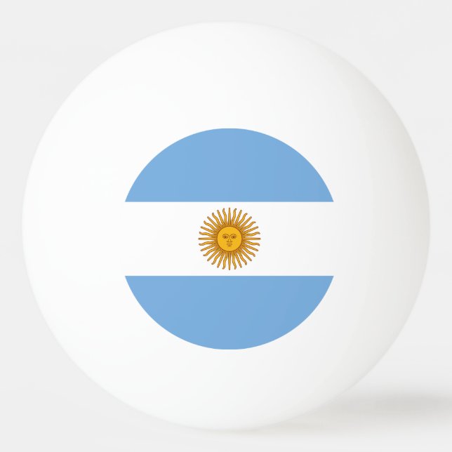 Argentinien Tischtennisball (Vorderseite)