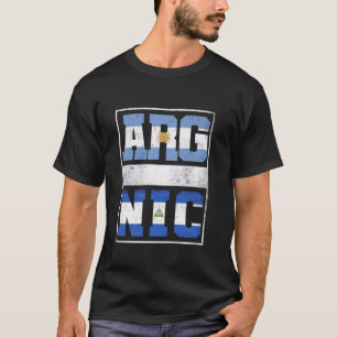 Argentinien und Nicaragua Mix argentinischer Nicar T-Shirt