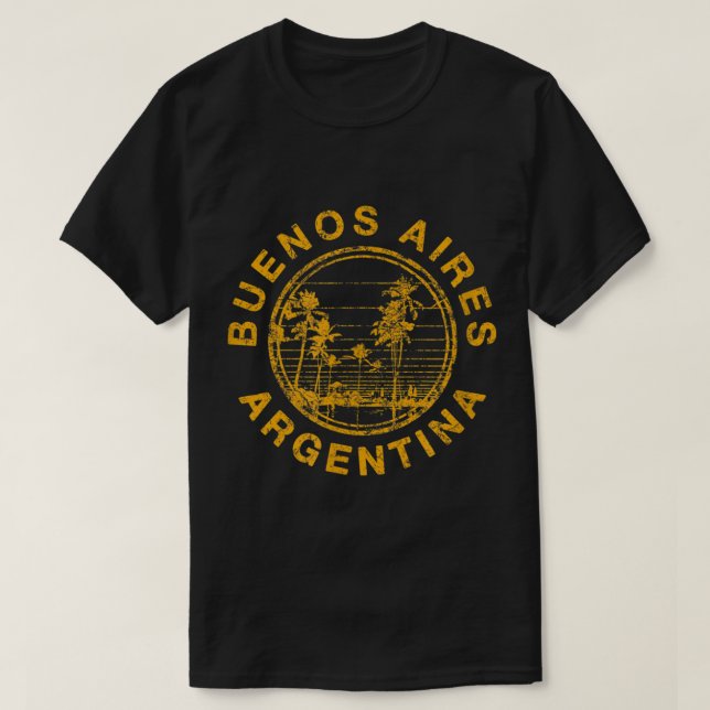 Argentinien Vintage Travel Buenos Aires Retro T-Shirt (Design vorne)