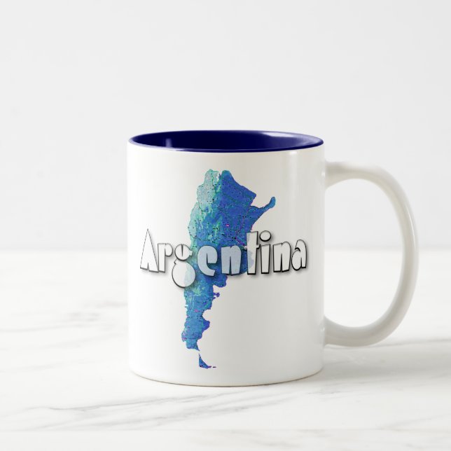 Argentinien Zweifarbige Tasse (Rechts)