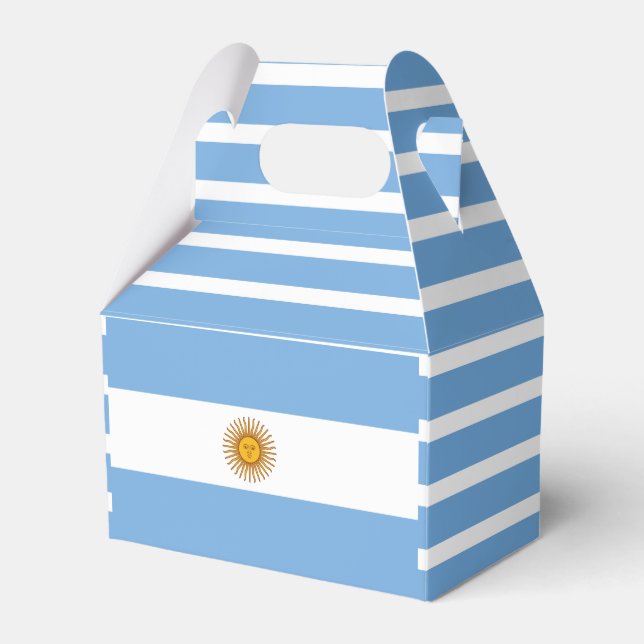 Argentinienflagge GefälligkeitsBox Geschenkschachtel (Vorderseite)