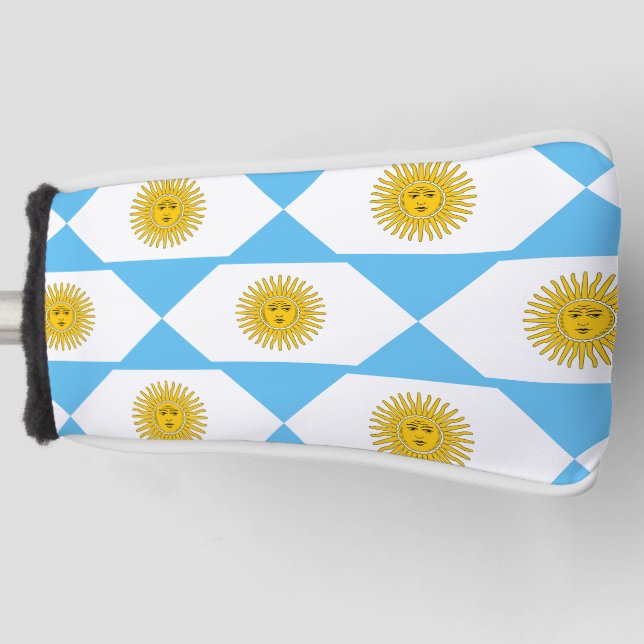 Argentinienflaggenmuster Golf Headcover (Vorderseite)