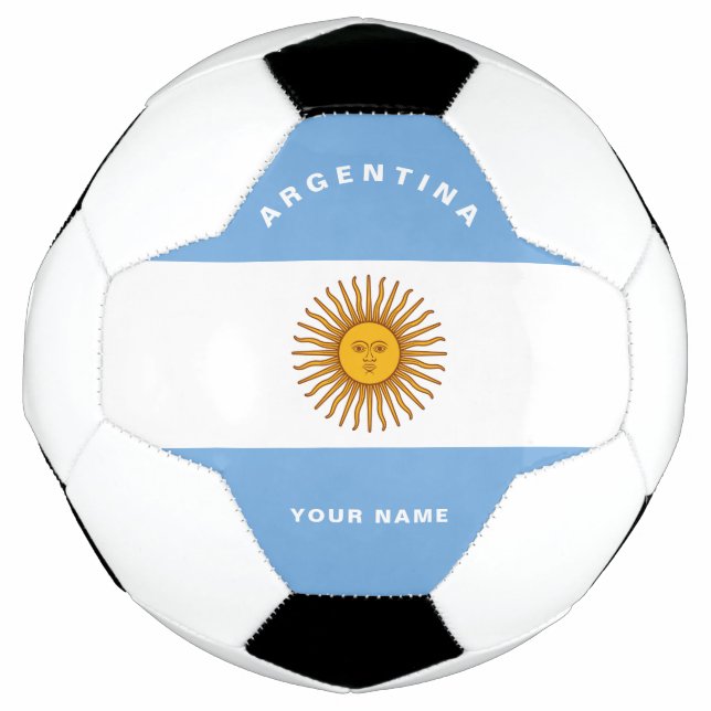 Argentiniens Flag-Fußballball Fußball (Vorderseite)