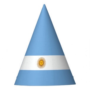 Argentiniens Flaggenpatronen-Party Partyhütchen