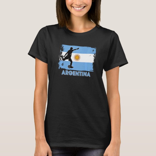 Argentiniens Fußballnationalmannschaft 2022 T-Shirt (Vorderseite)
