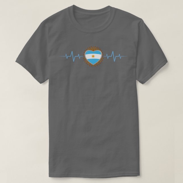 Argentiniens Heartbeat1 T-Shirt (Design vorne)