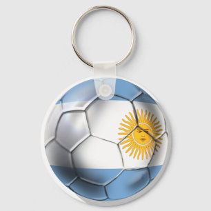 Argentiniens Shirts für den Fußballball Schlüsselanhänger