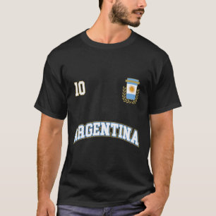 Argentiniens Team Sports Number 10 Fußball Argenti T-Shirt