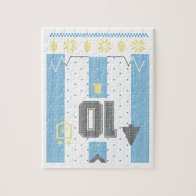 Argentinienweltmeister Puzzle (Vertikal)