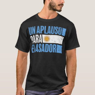 Argentinier Asador argentinische Flagge Parrilla G T-Shirt