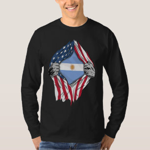 Argentinische Blutflagge im Inneren Argentiniens T-Shirt