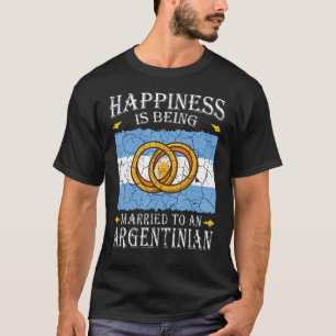 Argentinische Ehe Argentinier Roots Heritage Marr T-Shirt