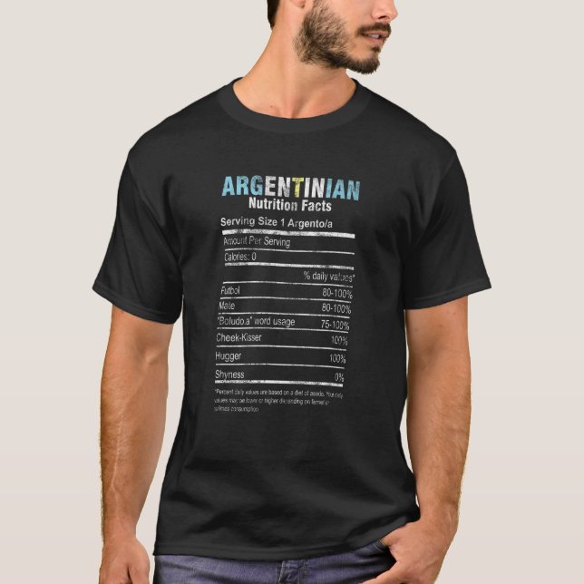 Argentinische Ernährungslage Argentinien Argentini T-Shirt (Vorderseite)