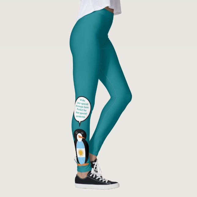 Argentinische Flagge als Gesprächspartnerin mit Fr Leggings (Rechts)