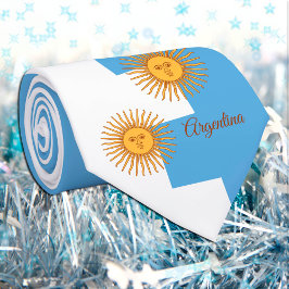 Argentinische Flagge / Argentinien Sol Business / Krawatte