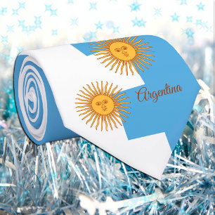Argentinische Flagge / Argentinien Sol Business /  Krawatte