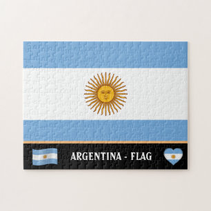 Argentinische Flagge / Argentiniens Puzzle