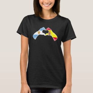 Argentinische Flagge - Argentinisches Spanisches H T-Shirt