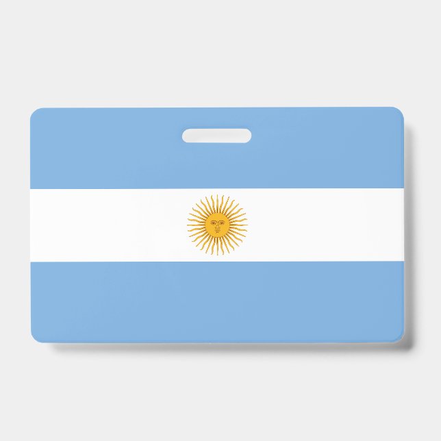 Argentinische Flagge Ausweis (Vorderseite)