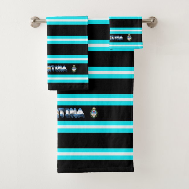 argentinische Flagge Badhandtuch Set (Insitu)