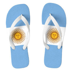 Argentinische Flagge Bandera De Argentina Flip Flops