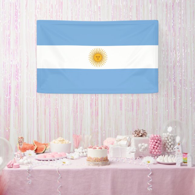 Argentinische Flagge Banner (Party)