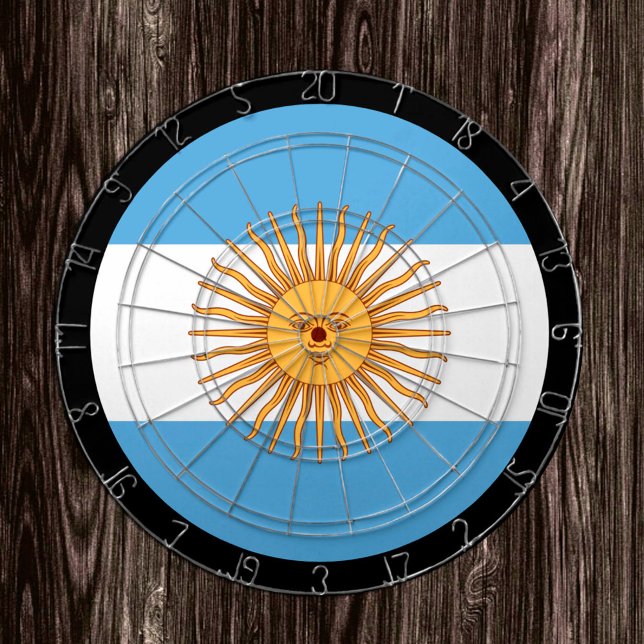 Argentinische Flagge Dartboard / Argentinien / Spi Dartscheibe (Von Creator hochgeladen)