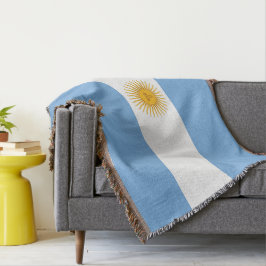 Argentinische Flagge Decke