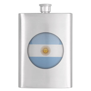 Argentinische Flagge Flachmann