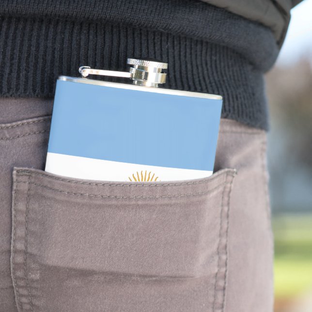 Argentinische Flagge Flachmann (Beispiel)