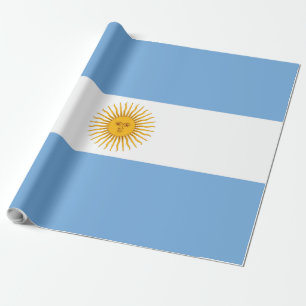 Argentinische Flagge Geschenkpapier