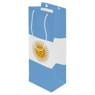 Argentinische Flagge Geschenktüte Für Weinflaschen