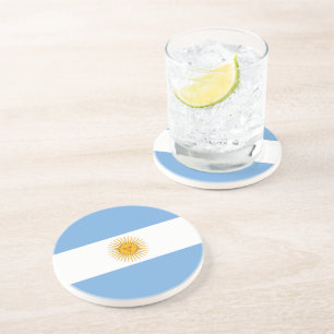 Argentinische Flagge Getränkeuntersetzer