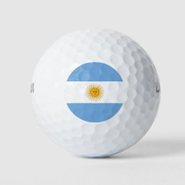 Argentinische Flagge Golfball