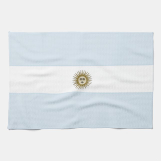 Argentinische Flagge Handtuch (Horizontal)